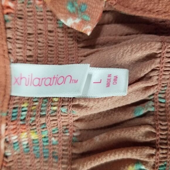 Xhilaration Rust Colored Boho Style Sleeveless Top - Picture 7 of 8